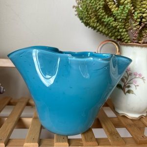 Unique vintage glass bowl